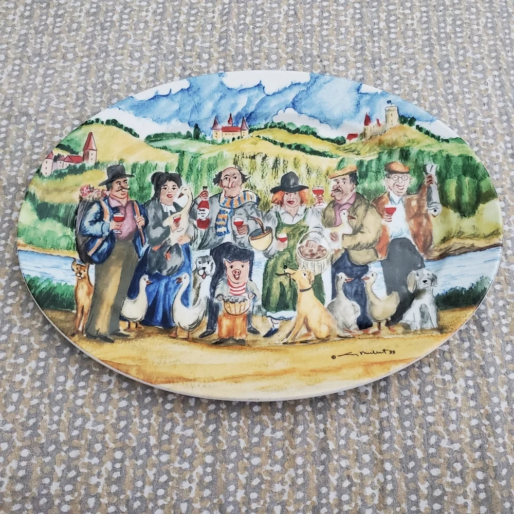Perigord by Guy Buffet for Williams -Sonoma Oval Platter.